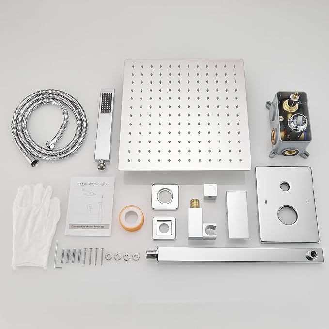 Shower Faucet Set Complete, Wall Mount Shower System - Image 7