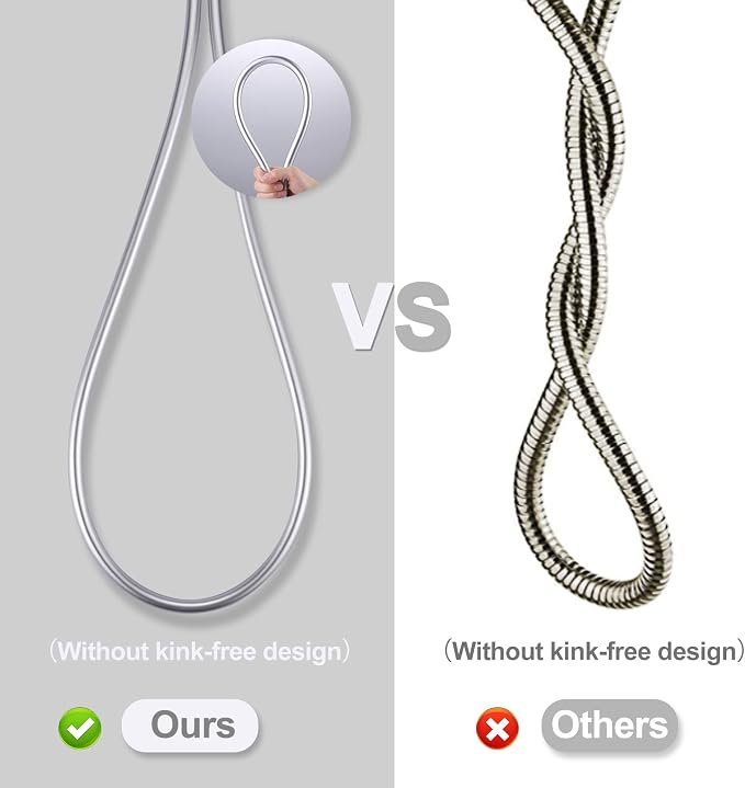Aleasha 101 Inches Extra Long Shower Head Hose Extension - Image 4