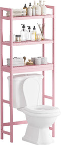SMIBUY Bathroom Storage Shelf, Bamboo Over-The-Toilet Organizer Rack, by SMIBUY