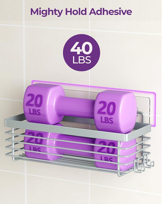 ODesign Shower Caddy 3 Pack SUS304 Stainless Steel-No Drilling-Shower Bathroom - Image 3
