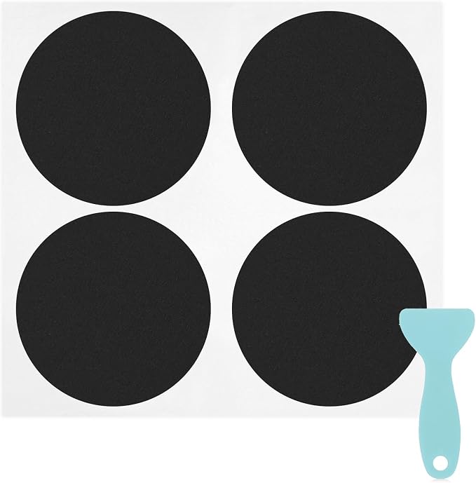 S&X 24 Pcs Anti Slip Shower Stickers, Modern Black Non Slip Bathtub Stickers by SXProducts