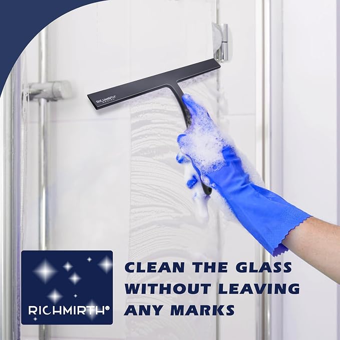12 Inch Silicone Shower Squeegee - Image 4