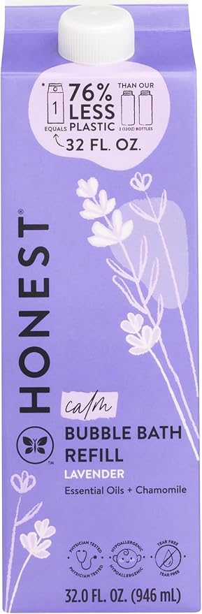 The Honest Company Foaming Bubble Bath Refill Carton Gentle by TheHonestCompany