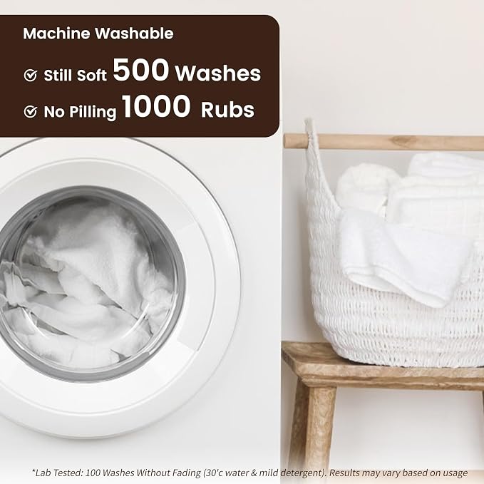 SEMAXE 100% Cotton Washcloths 12-Pack, 13 × 13 Inch Soft Luxury Face Towels – - Image 8