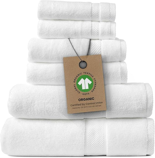 100% Organic Zero-Twist Cotton Towels by AlusaHome