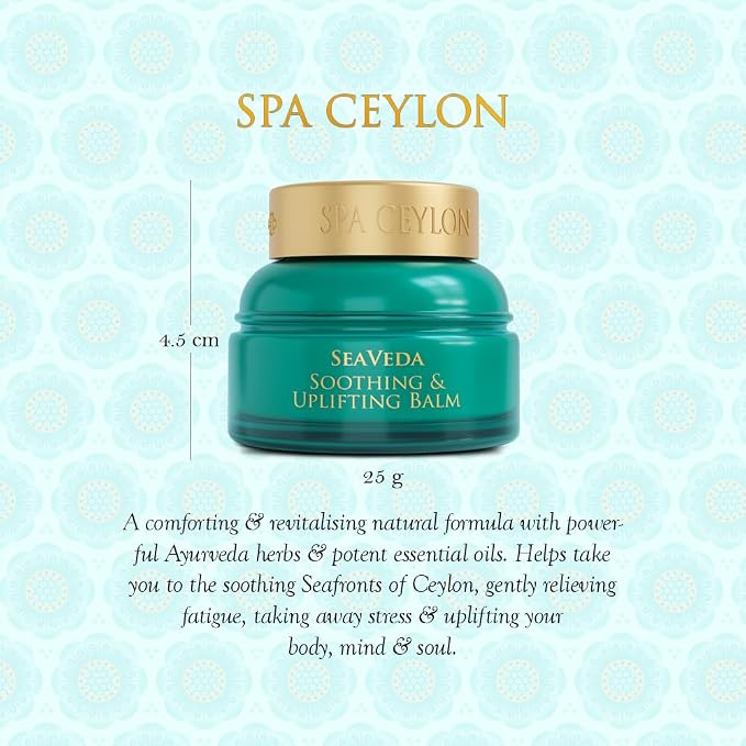 SPA CEYLON SeaVeda Soothing & Uplifting Balm – Citrus, Spearmint & Patchouli - Image 2