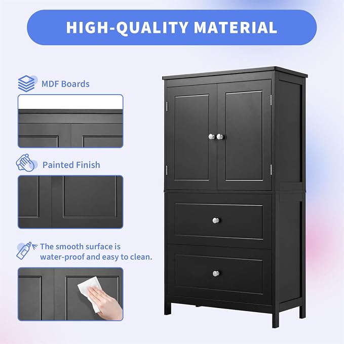 Polibi 43.3" H Storage Cabinet - Image 4