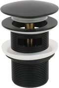 Matte Black Freestanding Bathtub Drain Stopper, Suitable by Leirsdam