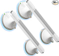 2 Pack Suction Cup Grab Bars for bathtubs and Showers Handles for Elderly by Unknown