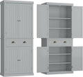 72" Kitchen Pantry, Tall Storage Cabinets by Ayiseedmid