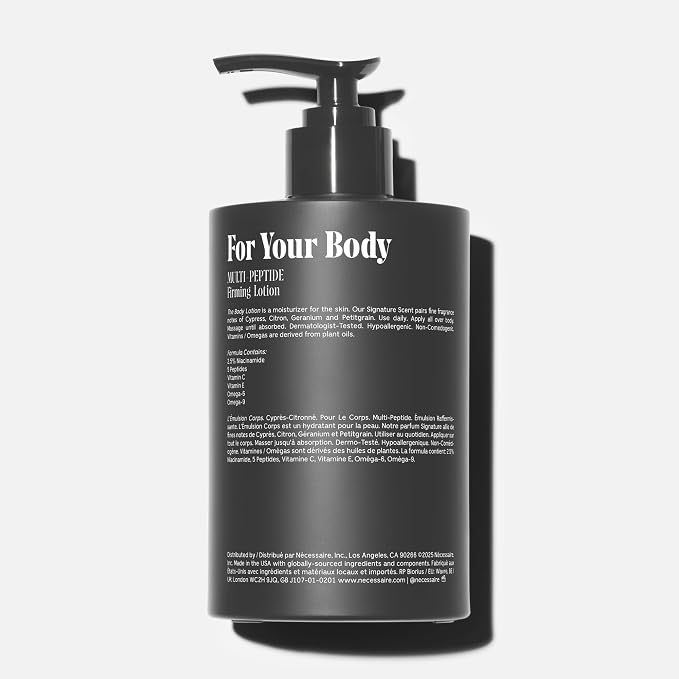 Nécessaire The Body Lotion Cyprès-Citronné – Multi-Peptide Body Moisturizer - Image 2