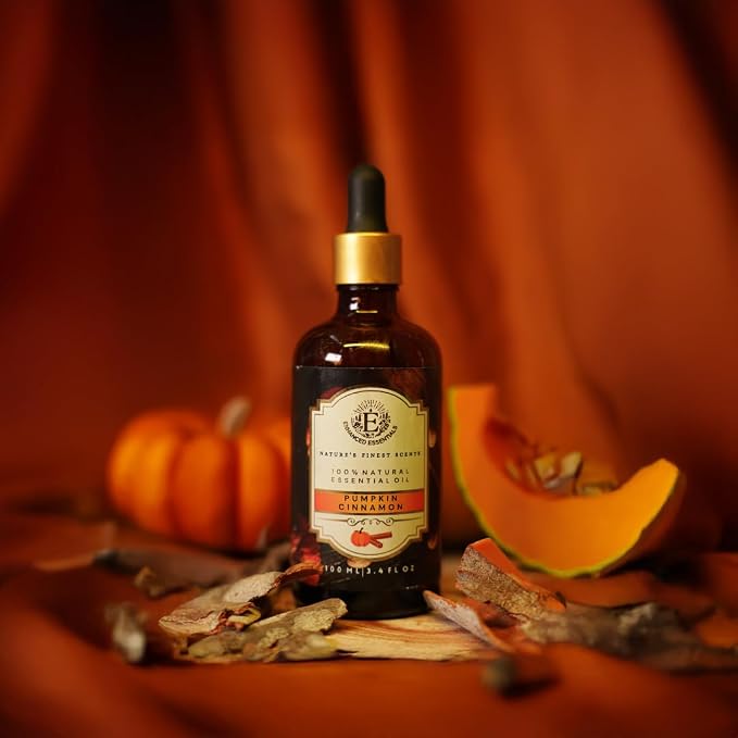Luxurious Pumpkin Cinnamon Fragrance Oil by Enhanced Essentials|Holiday Mood - Image 2