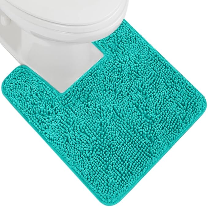 GORILLA GRIP Plush Absorbent Shaggy Chenille Bath Rug Mat by GorillaGrip