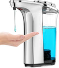 Automatic Soap Dispenser, Touchless Sensor Hand Soap Dispenser 17oz/500ml Silver by FunFurnitureFollowLife