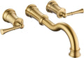 Roman Bathtub Faucet Wall Mount Widespread Tub Filler by WINKEAR
