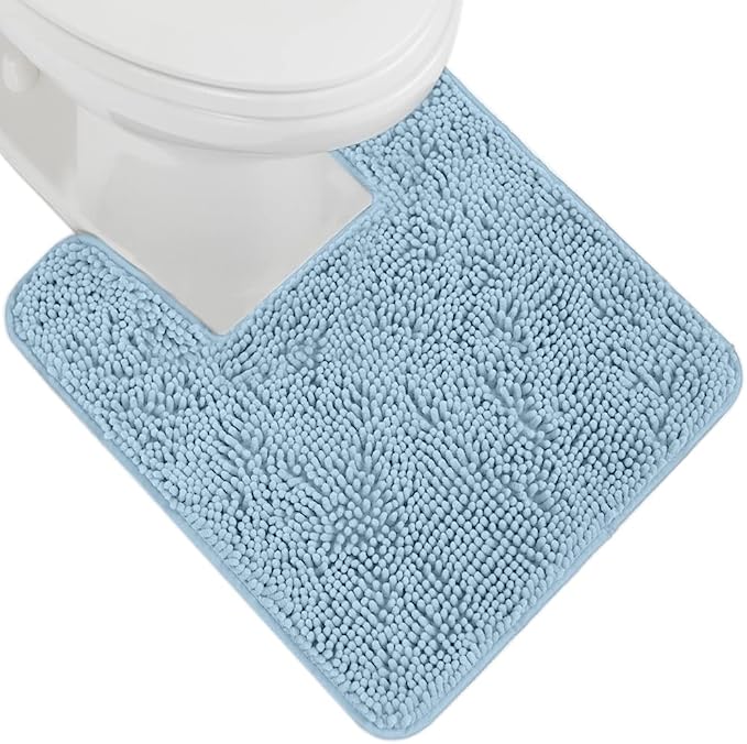 GORILLA GRIP Plush Absorbent Shaggy Chenille Bath Rug Mat by GorillaGrip