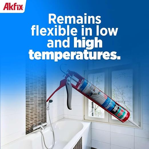 Akfix 100E RTV Black Silicone Caulk - Image 6