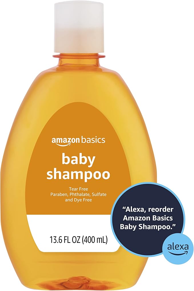 Amazon Basics Tear-Free Baby Shampoo, 13.6 Fluid Ounce - Image 3