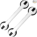 2-Pack Grab Bars for Bathtubs and Showers, 16 inch Shower Handle Suction Shower by Zhazieon