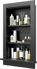 Wood Recessed Wall Niche, Wooden Medicine Cabinet by REYOXCEL