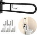 Toilet Grab Bar 30.3 Inch, YuanDe Flip Up Grab Bar by YuanDe