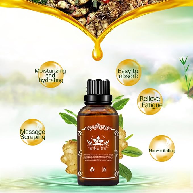 2 PCS Ginger Oil, Ginger Massage Oil - Image 2