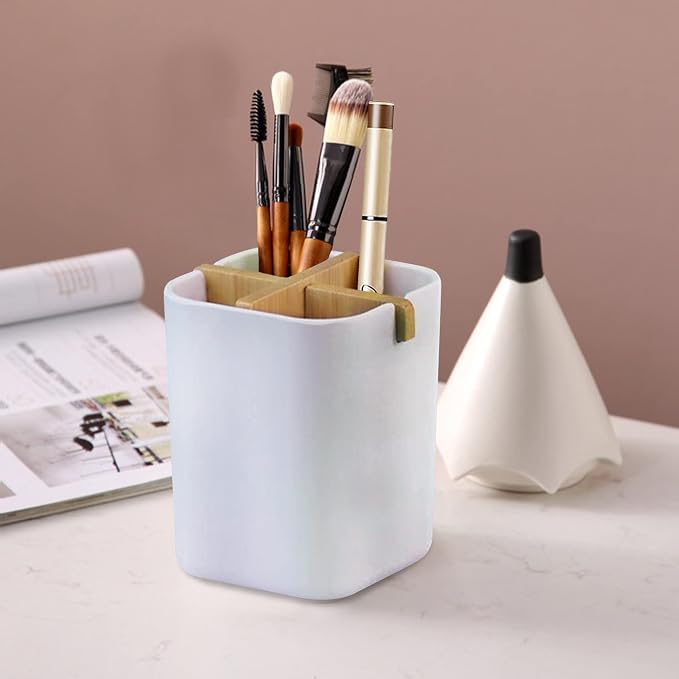 Aoheuo Bamboo-Toothbrush Holders-Multifunctional-Electric Toothbrush-Storage - Image 4