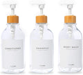 MaisoNovo Refillable Shampoo and Conditioner Bottles | 16.9 fl oz Set of 3 by MaisoNovo-TheArtofSustainableLiving