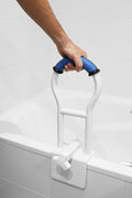 KMINA Bathtub Safety Rail, Padded Non-Slip Grip, Adjustable Grab Bar by KMINA