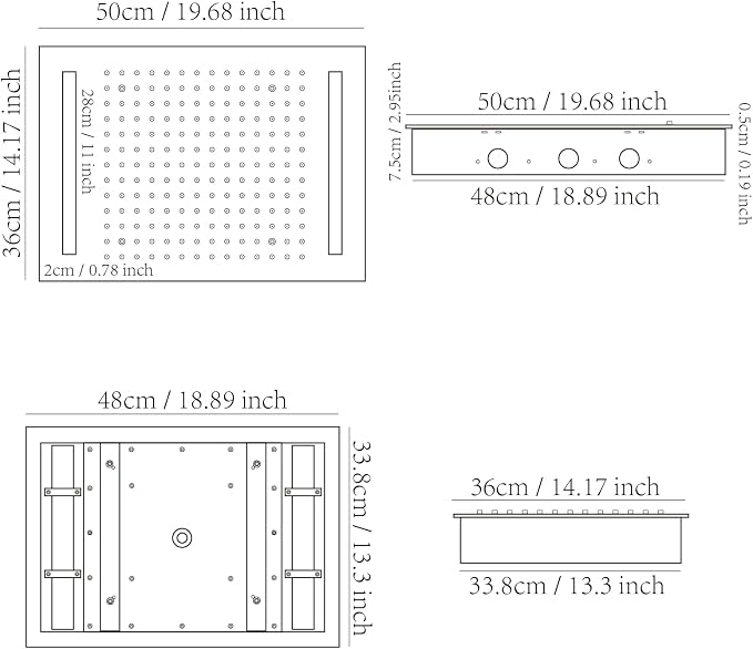Shower System Brushed Gold Shower Faucet Set - Image 8