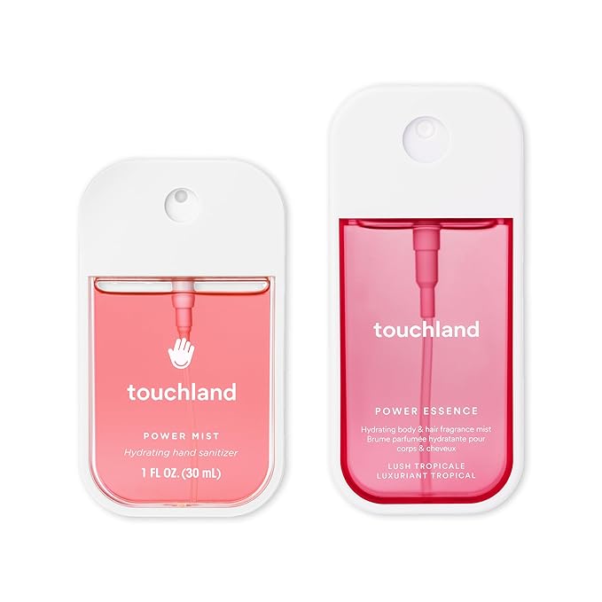 Touchland JUICY ESCAPE Body and Hand Mist Essentials, Travel Size Set by Touchland