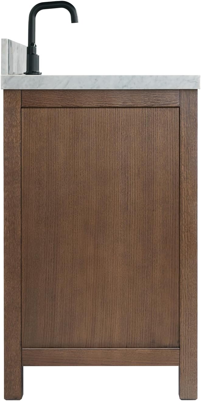 ARIEL Cambridge 55 Inch Single Rectangle Sink Bathroom Vanity - Image 5