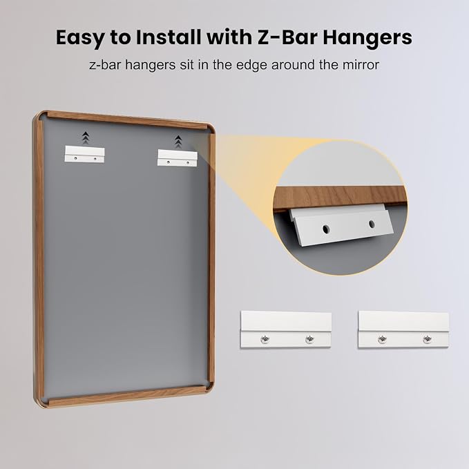 LOAAO 48X32 Inch Bathroom Mirror - Image 6