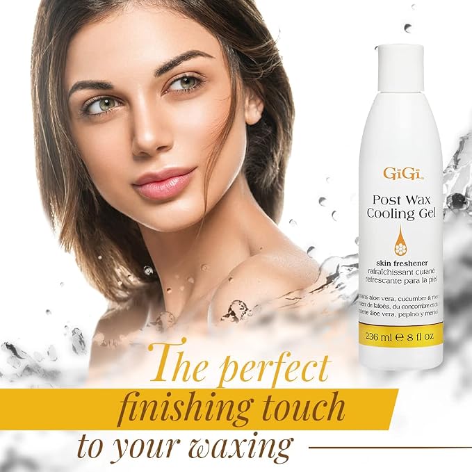 GiGi Post Waxing Cooling Gel, Soothing After Wax Care Treatment, Skin Freshener - Image 3