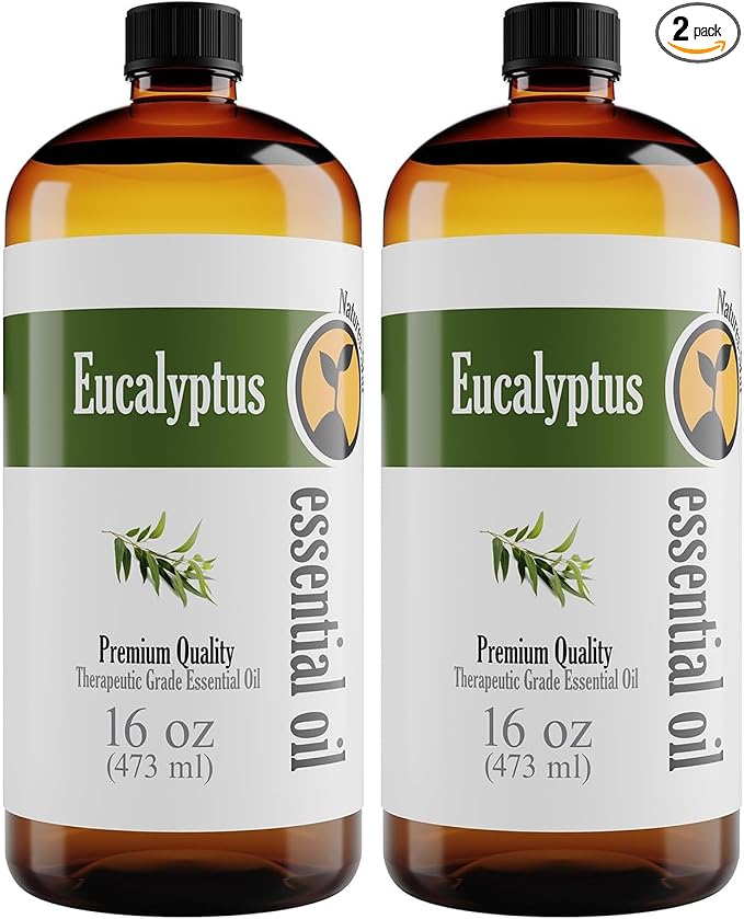 16 oz - Eucalyptus Essential Oil - 16 Fl Oz by Natures-Star