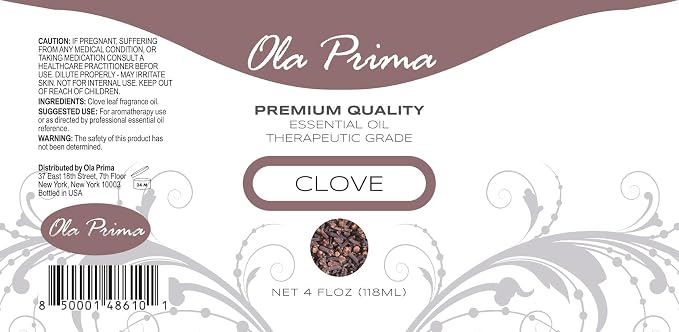 Ola Prima Oils - Clove Essential Oil 4 oz, Clove Oil - Image 2
