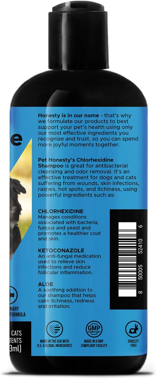 Pet Honesty Chlorhexidine Cat & Dog Seasonal Itch Relief Shampoo, Skin and Coat - Image 8