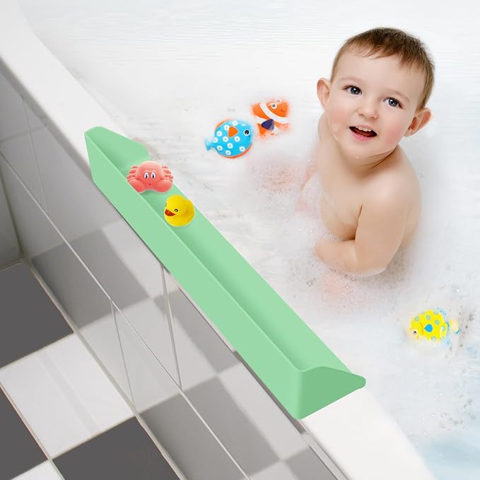 Splash Guard for Bathtub, 3.8" x 3.6" Silicone Bath Tub Splash Guard by Unknown