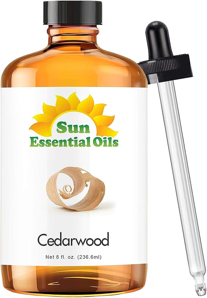 Sun Essential Oils 8 Fluid Ounces Cedarwood Essential Oil by SunEssentialOils