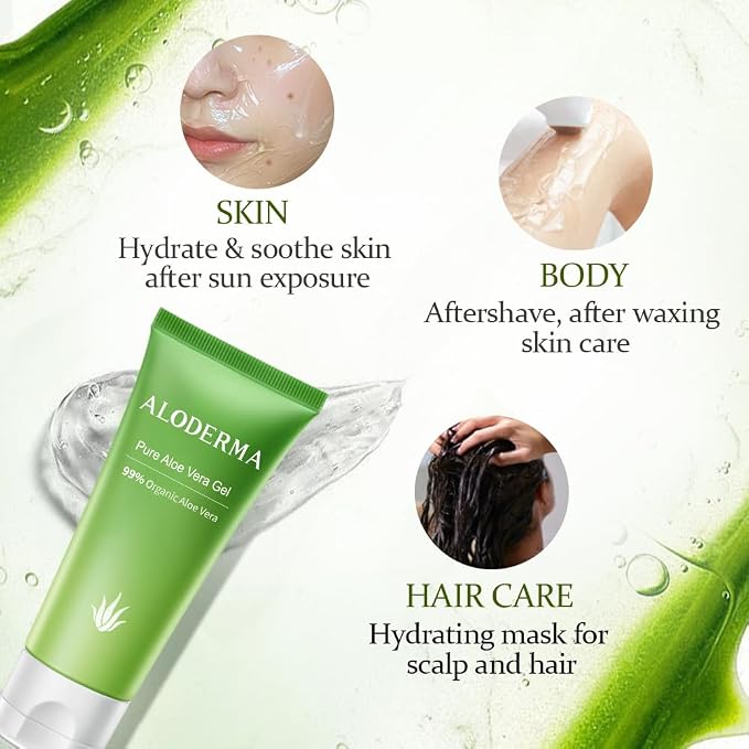 Aloderma 99% Organic Aloe Vera Gel - Image 2