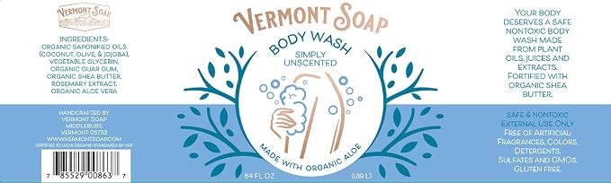 VERMONT SOAP Body Wash, Natural Body Wash - Image 7