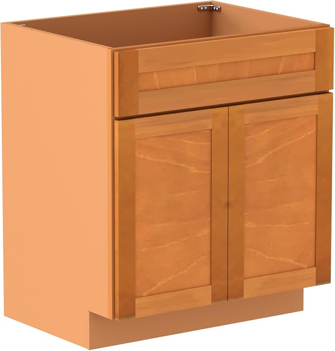 KitchenMan 30 Inch Bathroom Vanity Without Sink and Top Unassembled Bathroom by KitchenManLiving