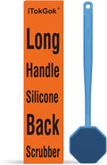 iTokGoK® All New Premium Silver-Infused Silicone Back Scrubber by iTokGok