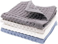 sea me at home Waffle Washcloths Set, 100% Turkish Cotton by seameathome
