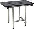 22-inch x 15-inch ADA Bariatric Folding Wall Mount Bench Shower Seat by Seachrome