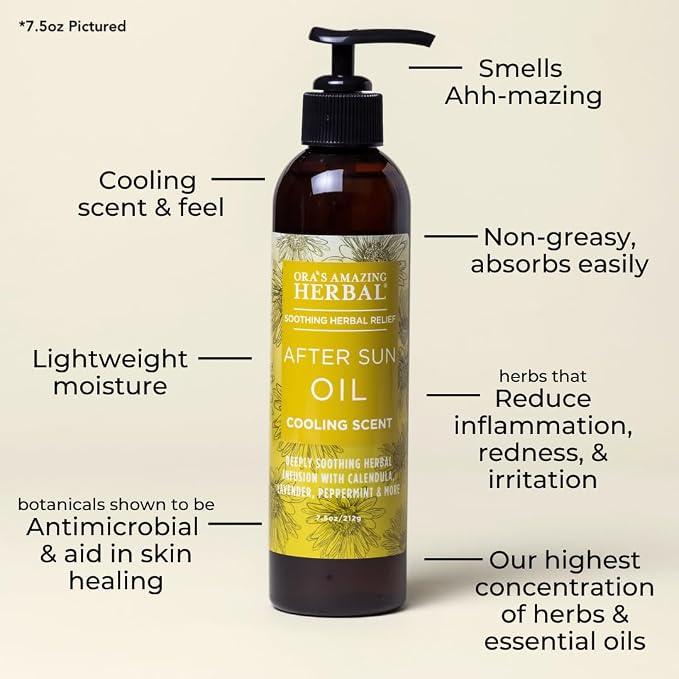 Ora's Amazing Herbal Travel Size After Sun and Shave Oil - Image 2
