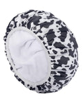 Auban Shower Cap, Shower Cap for Women Terry Cloth Lined EVA Exterior Reusable by Auban