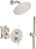 Airuida Shower Fixtures 2 Functions Shower Faucet Set Wall Mounted by Airuida