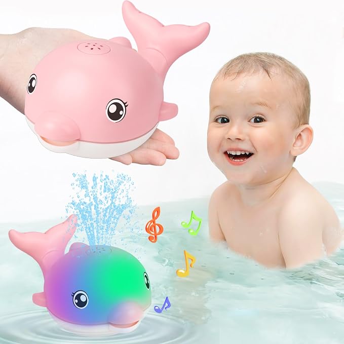 Baby Bath Toys, 2025 Upgraded Magnetic Charging Toddler Bath Toys by TOHIBEE