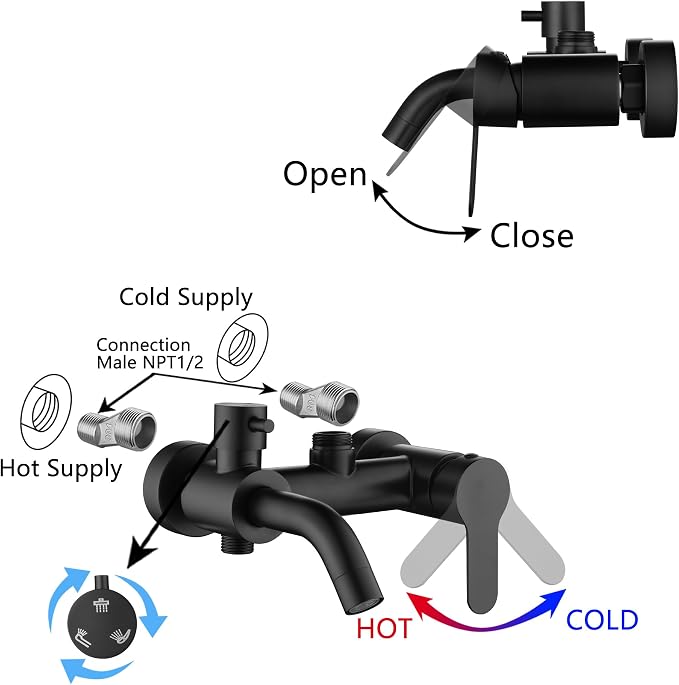 Shower Faucet - Shower Faucets Sets Complete, Shower System - Outdoor Shower - Image 7